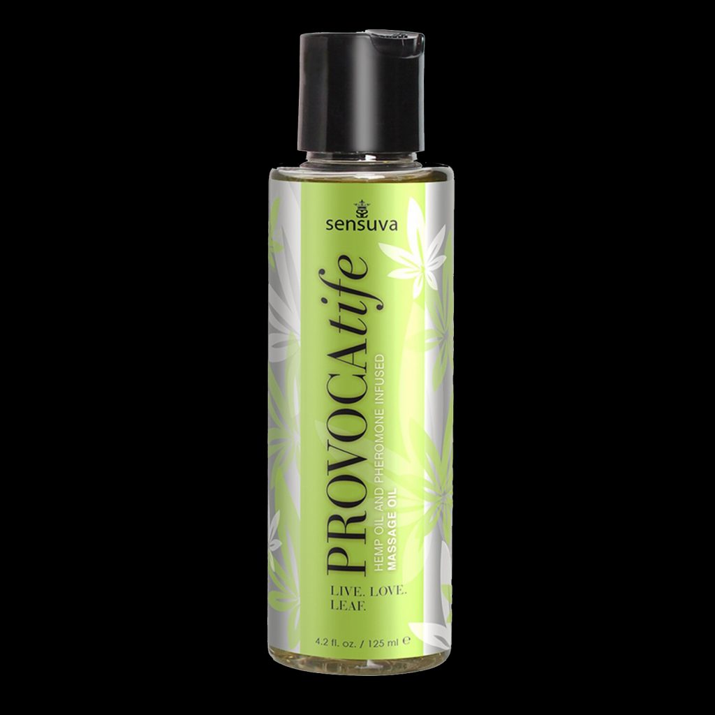 Aceite de Masaje Provocatife con Aceite de Cáñamo y Feromonas 125 ml.