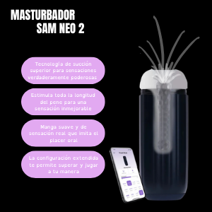Masturbador Interactivo Alex Neo 2, Succión y Vibración - Imagen 2