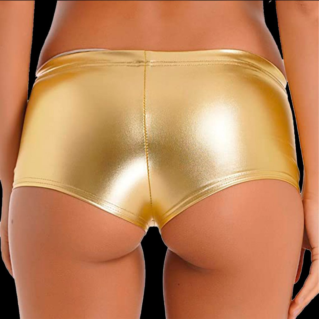 Pantaleta Metalizada Dorada
