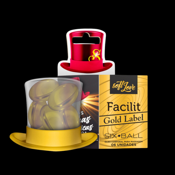 Adormecedor Anal Gold Label Six Ball 6 Unidades