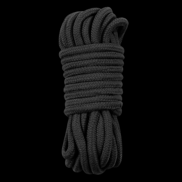 Cuerda Bondage Algodón 20 mts. Negro