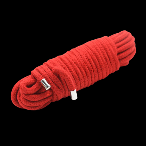 Cuerda Bondage Algodón 10 mts. Rojo