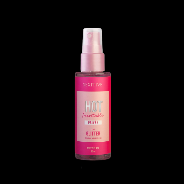 Body Splash Hot Innevitable Privee con Glitter