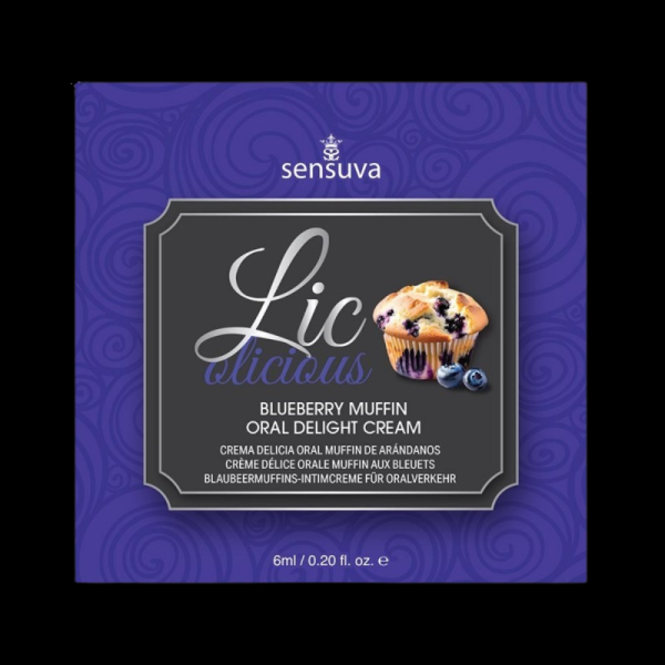 Licolicious Crema Comestible Para Sexo Oral - Blueberry Sachet