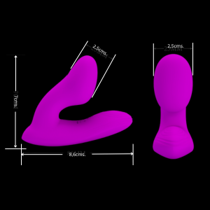 Estimulador Doble a Control Melvin Fucsia - Imagen 2