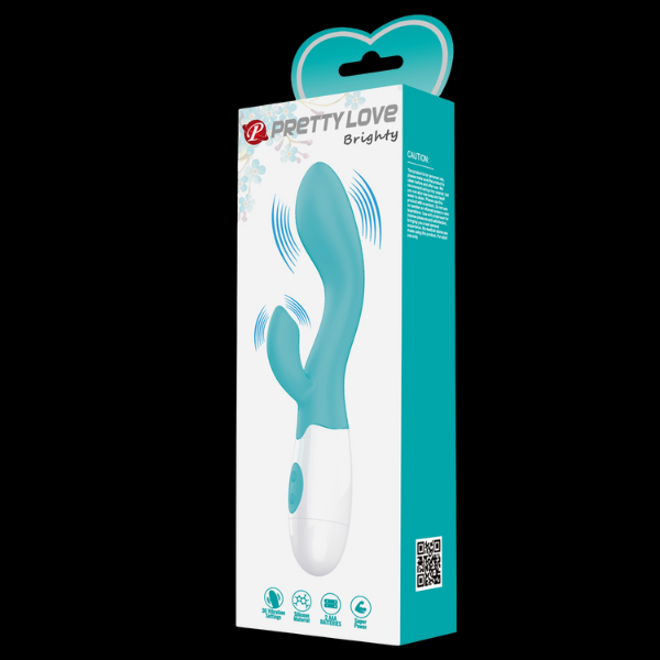 Vibrador y Estimulador Brighty Turquesa