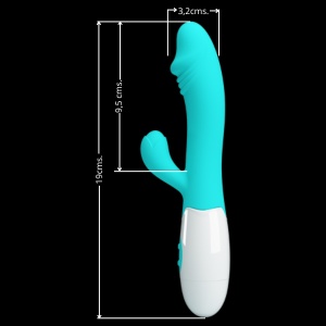 Vibrador y Estimulador Snappy Turquesa - Imagen 2