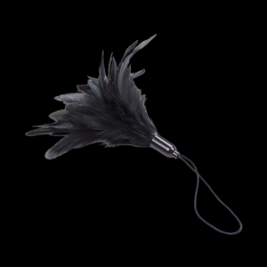 Broche de Plumas Negras con Lazo - Imagen 4