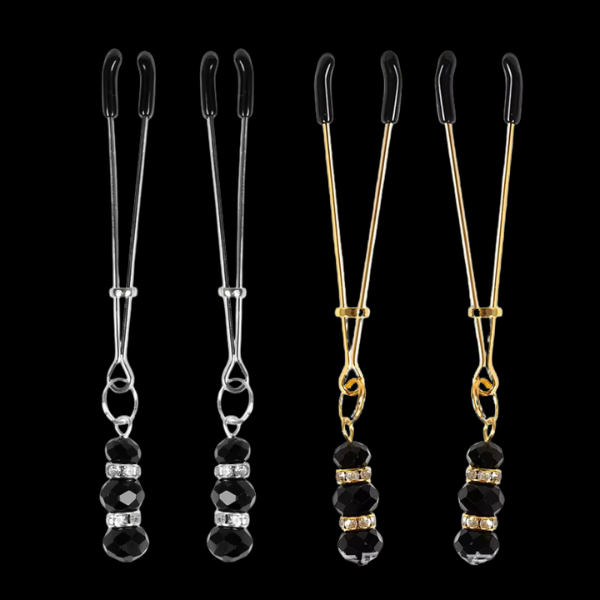 Pinzas Para Pezones con Joya Sens Onyx