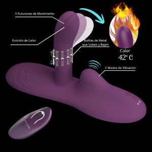 Luka Asiento Vibrador Triple Acción con Calor - Imagen 6