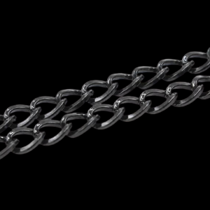 Collar Candado de Corazón Negro - Imagen 4