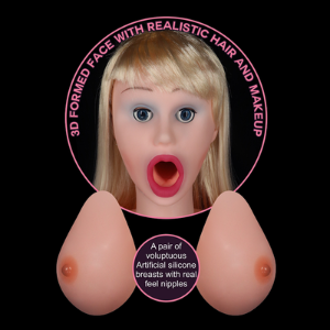 Muñeca Inflable Victoria, Pechos de Silicona - Imagen 2