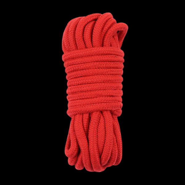 Cuerda Bondage Algodón 20 mts. Rojo