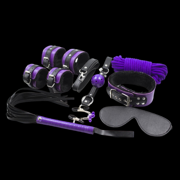 Kit Bondage Purple Punish 8 Piezas