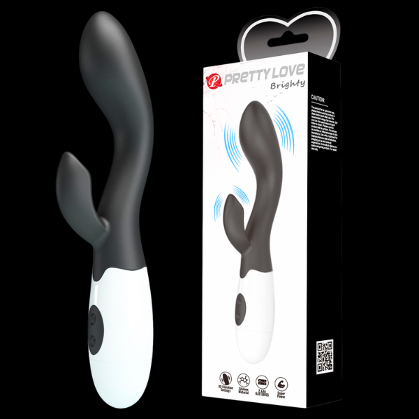 Vibrador y Estimulador Brighty Negro