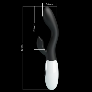 Vibrador y Estimulador Brighty Negro - Imagen 2